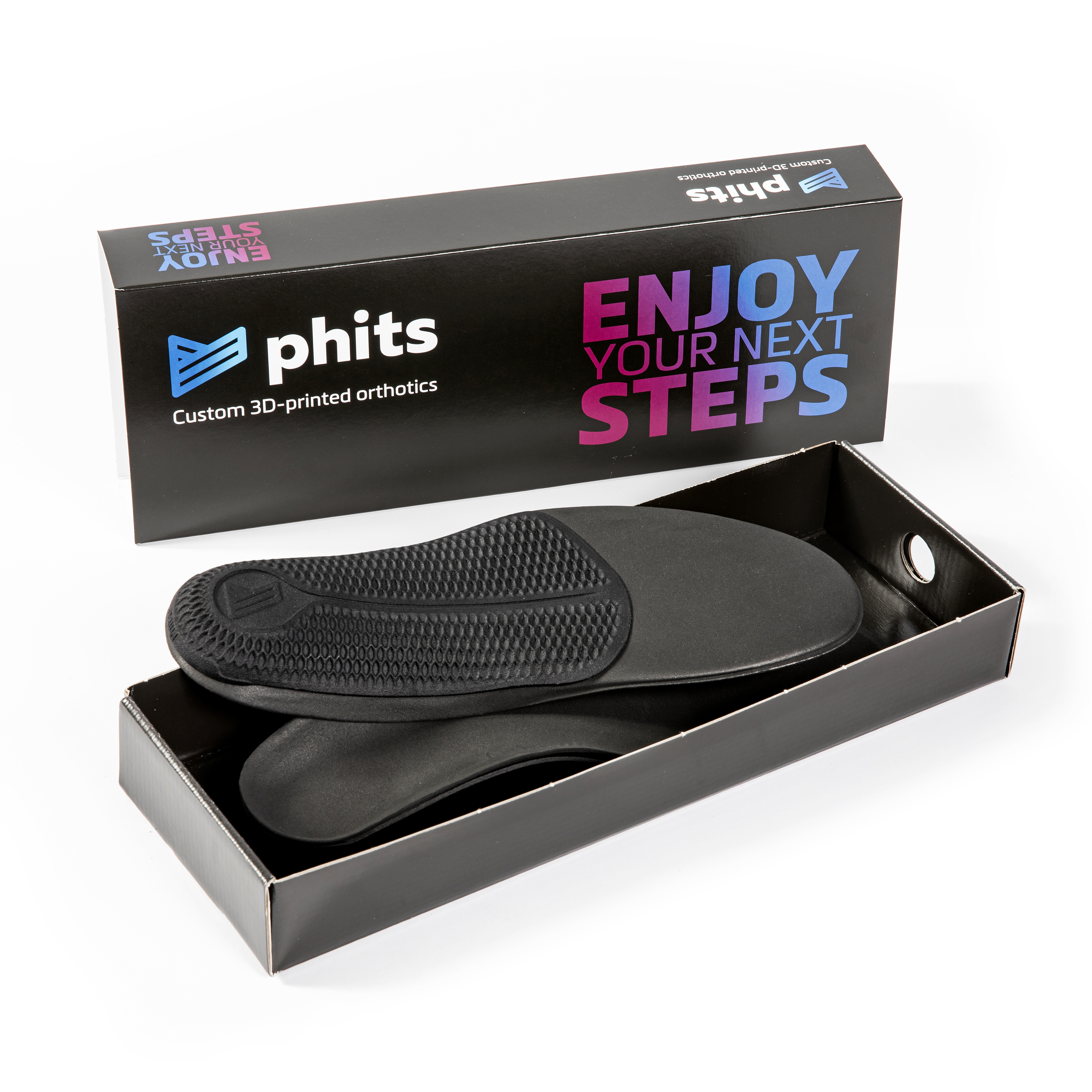 Custom 3D-printed insoles